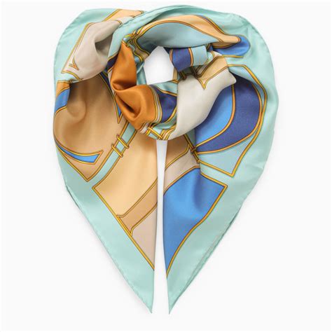 Foulard Gucci in Seta Multicolore .